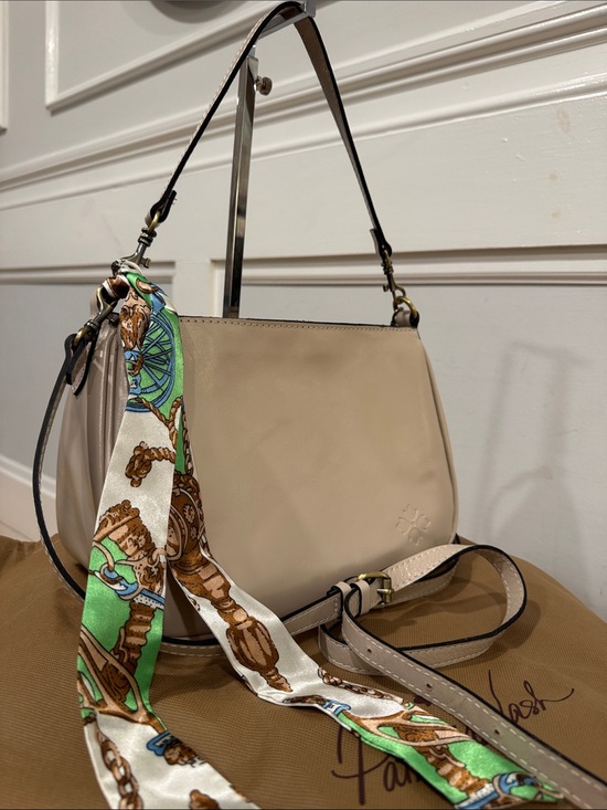 Patricia Nash Handbags - Patricia Nash Bag Betta Cream Leather Shoulder Bag Crossbody Satchel